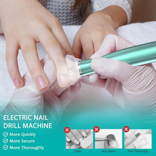 Lima Eléctrica De Uñas Zoccee 22,000 Rpm Kit Profesional D