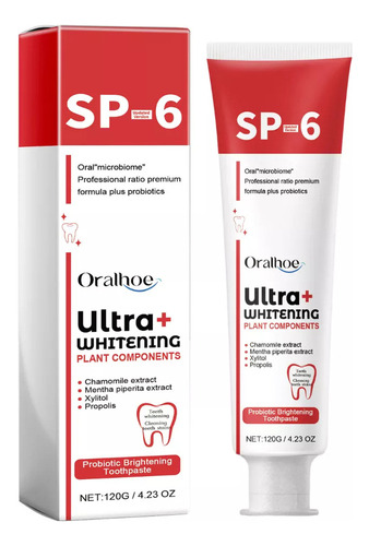 Sp-6 Probiotics Pasta Blanqueadora Dientes Aliento Fresco