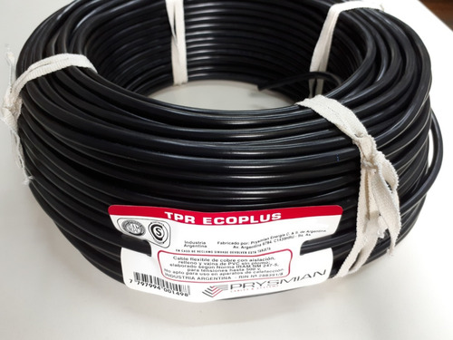 Cable Tipo Taller Tpr 4x1 Mm Prysmian X25 Mts.