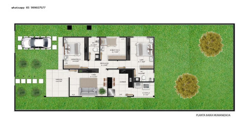 Imagem 13 de 15 de Casa Em Condomínio Para Venda Em Cuiabá, São José, 3 Dormitórios, 1 Suíte, 2 Vagas - 667_1-1618058