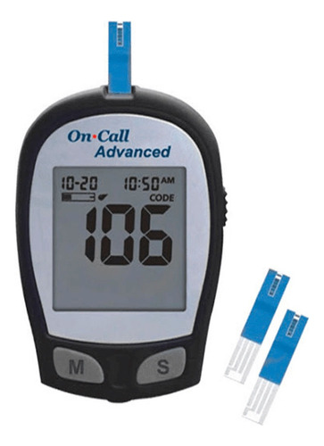 Glucometro On Call Advanced + 50 Cintas - Medicaltec 