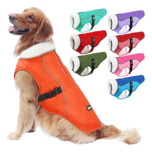 Chaqueta De Invierno Para Perros Emust, A Prueba De Vient...