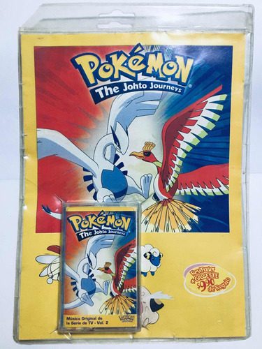 Pokemon The Johto Journeys Cassette Reviposter Nuevo Sellado