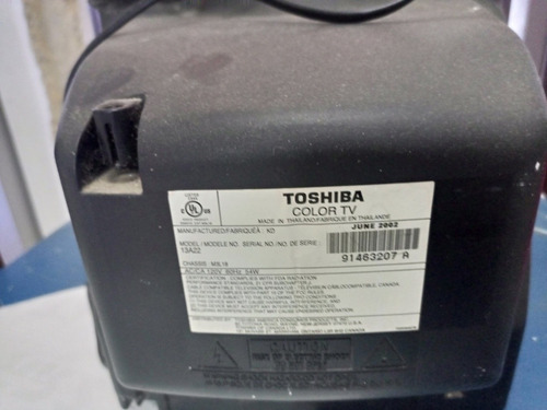 Imagen 4 de 4 de Televisor 13 A Color Marca Toshiba