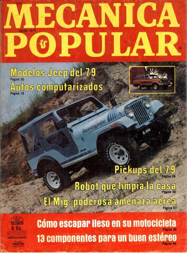 Revista  Mecánica Popular (enero De 1979)