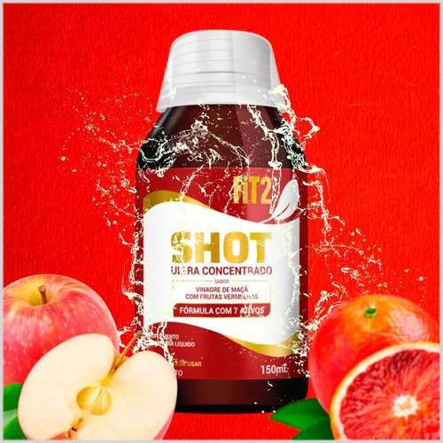 Shot Fit2 Ultra Concentrado Vinagre De Maçã Original 1 Un