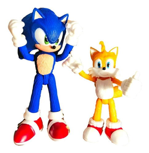 Sonic Y Tails Juguetes De Sonic Boom 2020 Con Luz Articulado
