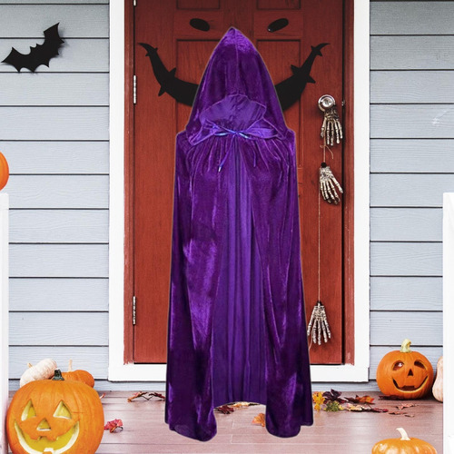 Con Capucha Para Halloween, Capa Suave Para Discoteca,