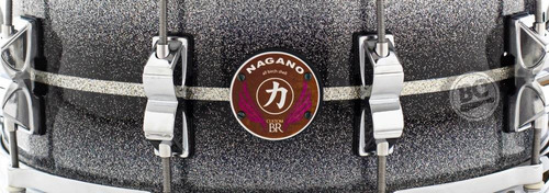 Caixa Nagano Custom Br Black Silver Burst Birch 14x5,5
