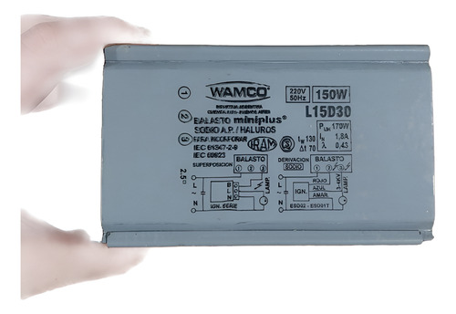 Balasto Interior 150w Miniplus Wamco