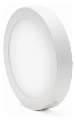 Pack 3 Foco Led Sobrepuesto Panel Redondo 6w
