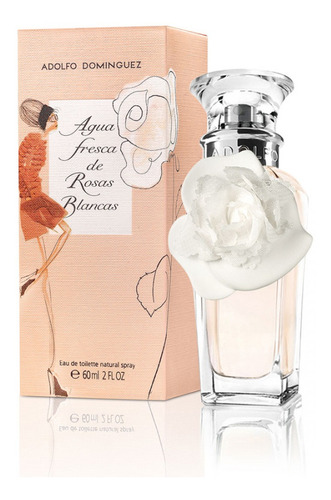 Perfume Importado Adolfo Dominguez Agua Fresca De Rosas Blan