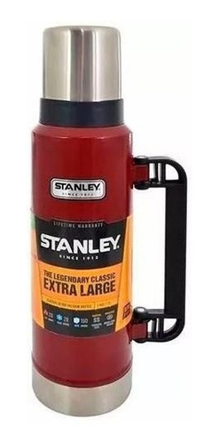 Termo Stanley 1.3 Litros Rojo Tapon Cebador Garantia De X Vi