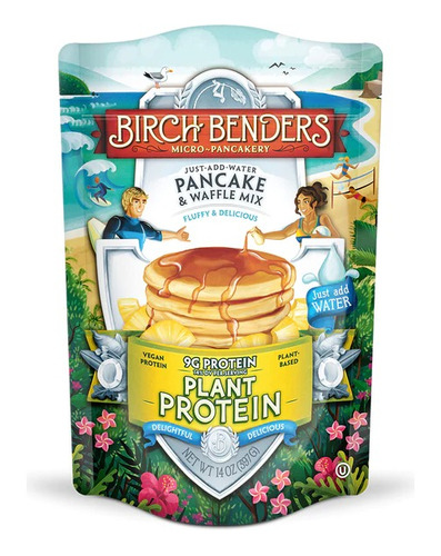 Birch Benders Plant Protein Vegano Hot Cakes Waffles 397g