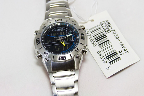Reloj Casio Outgear Fishing Amw-703d-1av Pesca