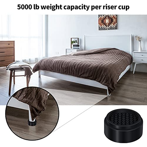 Elevadores De Muebles De Cama Redondos Ajustables De 1 ...
