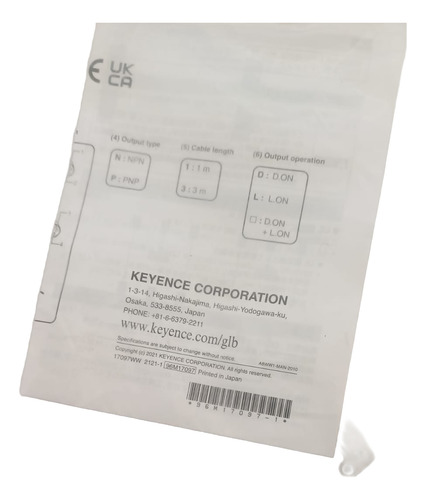 Pr-mb30cp Keyence Sensor