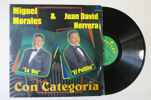 Vinyl Vinilo Lp Acetato Miguel Morales Con Categor Vallenato