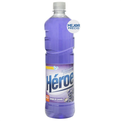 Imagen 1 de 5 de Limpiador Para Piso Liquido Heroe Aroma Lavanda