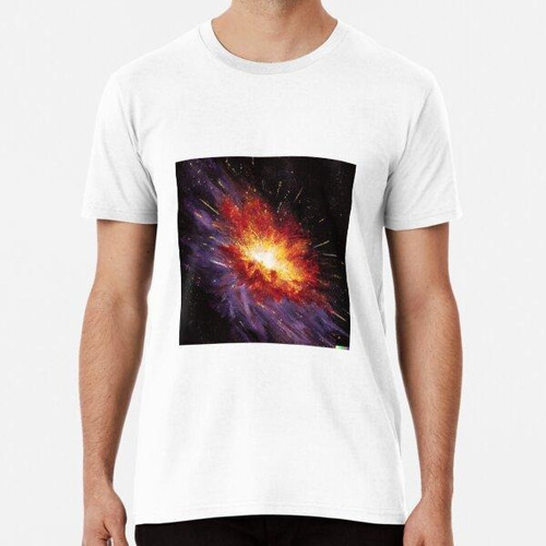 Remera Imagen Expresiva Del Aceite Espacial T-shir Essential