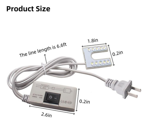 Lámpara De Mesa De Succión Magnética Con Luz Led Para Máquin