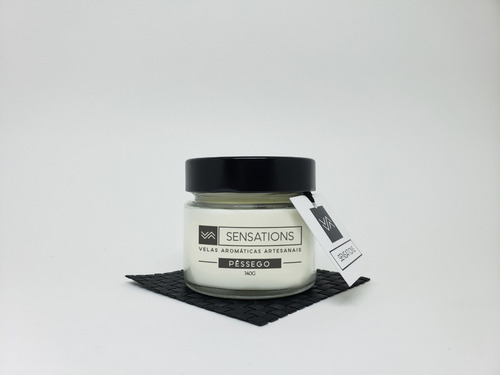 Imagem 8 de 9 de Pêssego - Vela Aromática Perfumada Decorativo 140g
