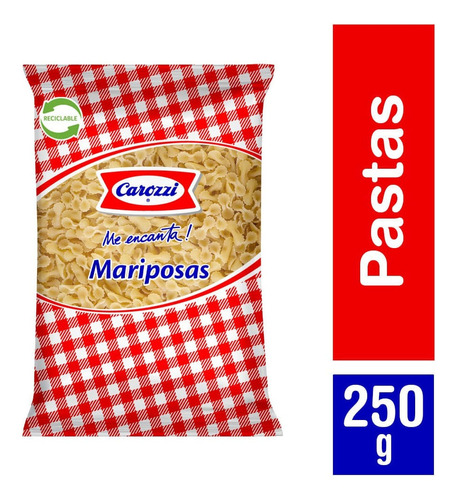 Pasta Mariposas Carozzi 250 G