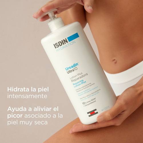 Imagen 3 de 6 de Ureadin Ultra 10 Loción Plus Reparadora 400ml Isdin