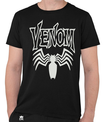 Polera Estampada Unisex Venom 53 Spiderman Araña Super Heroe