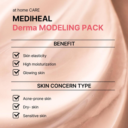 Mascarilla Facial Con Colageno Mediheal Derma Modeling Pack