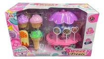 Comprar Juego De Cocina Infantil Comiditas Helado Juguete Niños 18pz