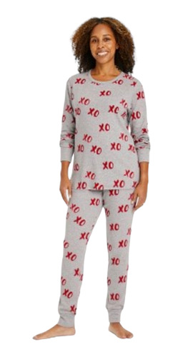 Pijama San Valentin Xoxo Mujer Talla Extra Xxl / 38-40 Mx