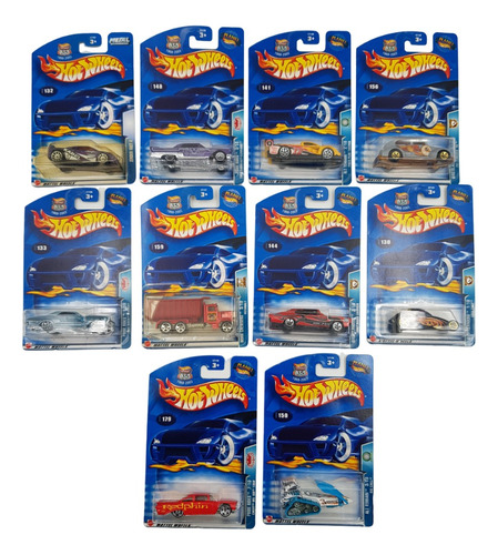 Lote 6 De 10 Hot Wheels Varios 2003 Colección Metal Detalles