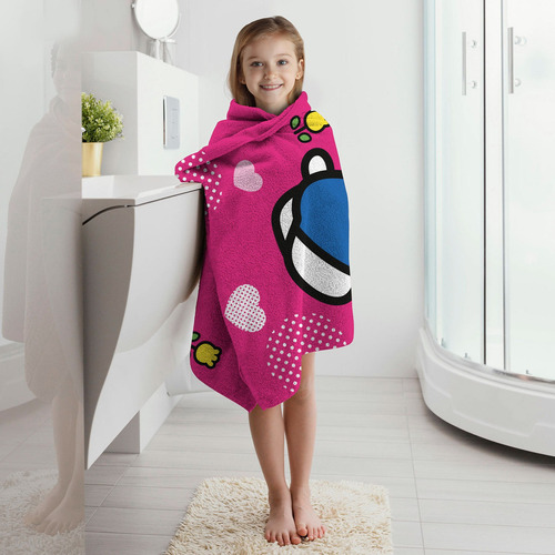 Toalla Premium Para Baño 75x147cm Hello Kitty - Providencia Color Fucsia Hello Kitty Flor