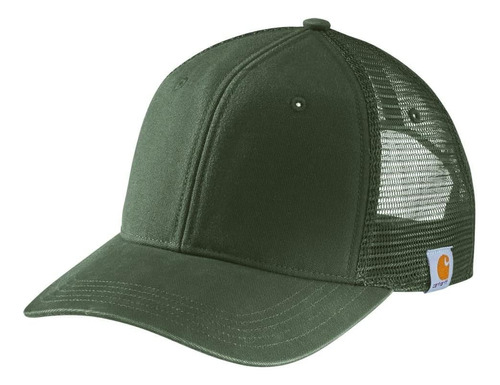 Carartt Gorra Trasera De Malla De Lona Para Hombre, Musgo, T