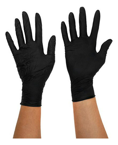 Guantes Nitrilo Negro Talla Xl