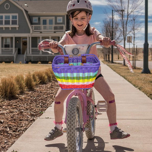 Cesta De Manillar Para Niños Cesta De Bicicleta Para Niños C
