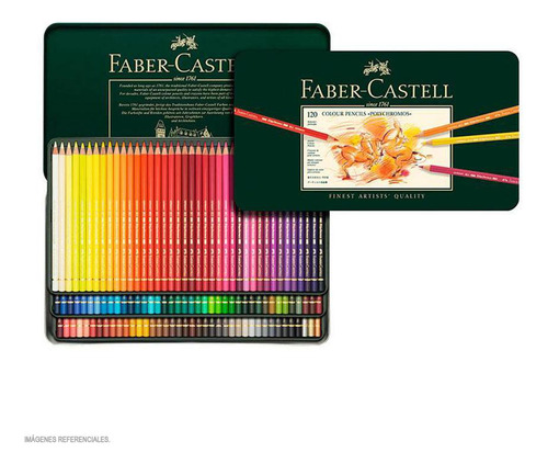 Estuche Metal Colores Polychromos X 120