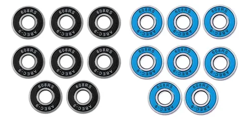 16 X Blau ABEC 9 627 (7 X 22 X 7 Mm) RS PRO Riders  Produktbild-Vorschau 9