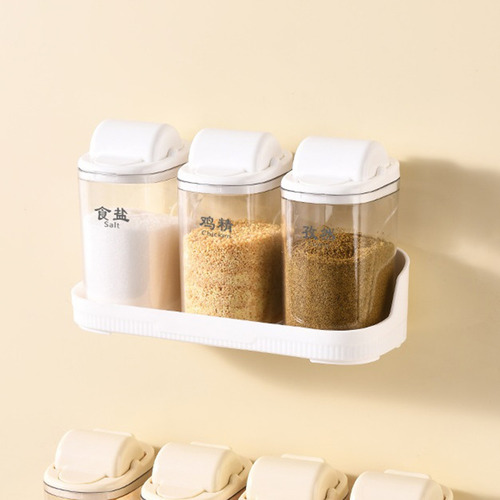 Tarro De Condimento De Cocina B9 Montado En La Pared Para Ba