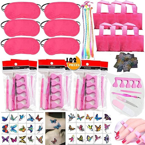 102pcs Spa Party Favors For Girls Women Multiple Spa Suppli.