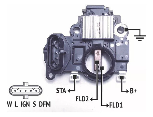 Regulador De Voltaje Alternador Mitsubishi Rnmi Tr5491