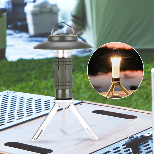 Linterna Led Para Acampar, Luz Para Exteriores, Trípode
