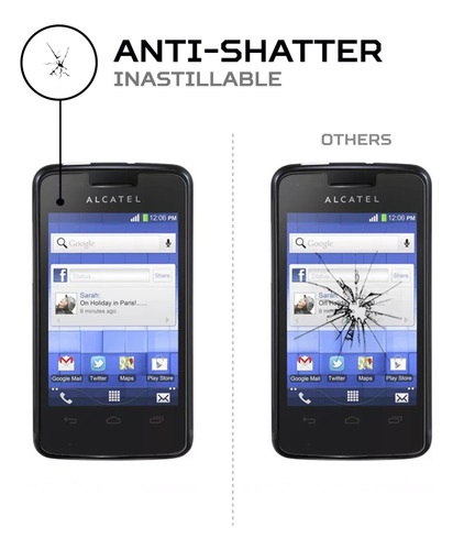 Protector Mica Pantalla Para Alcatel One Touch T Pop