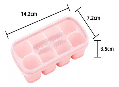 Para Molde Para Hacer Hielo De 4 Piezas Con Tapa