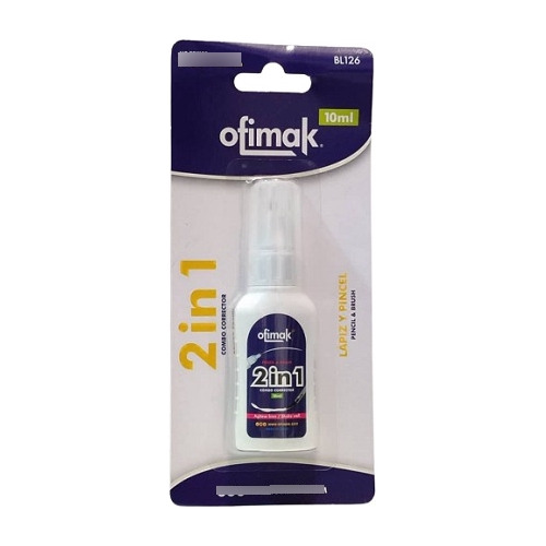 Corrector Liquido Ofimak 2 En 1