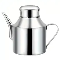 Comprar Aceitera Vinagrera Alcuza Acero Inox. Pico Vertedor Cocina