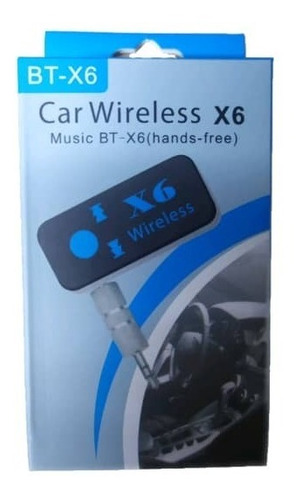 Receptor Audio Bluetooth Auxiliar Para Reproductor De Carro