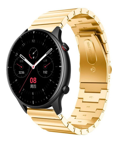 Correa Para Amazfit Gtr 2 De Eslabones De Lujo