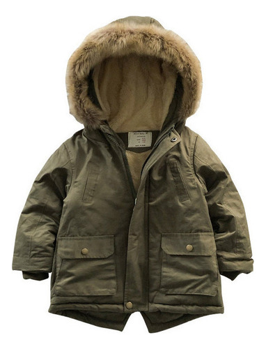 Chaquetas De Invierno Para Niños Abrigo De Manga Larga.